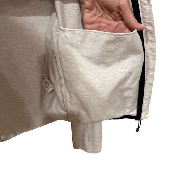 Athleta Womens Zip-Up Hoodie Jacket With Adjustable Drawstring Hood & Pockets XL - Picture 6 of 7